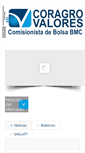 Mobile Screenshot of coragrovalores.com